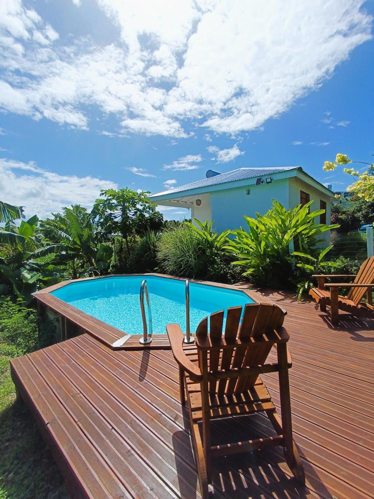Kaz A Klemence Gite Creole Avec Piscine Et Table Dhotes A Anse Bertrand Exteriér fotografie
